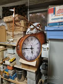 Orologio doppio da appendere vintage