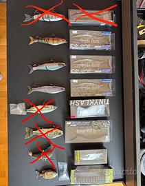 Lotto esche swimbait : Gancraft 178  , imakatzu