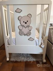 Lettino bimbi con materasso