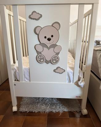Lettino bimbi con materasso