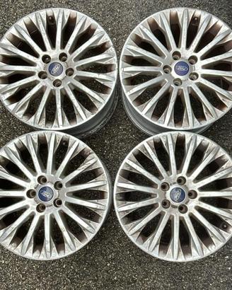 4 - CERCHI IN LEGA FORD 7X17 5X108 ET50 CB 63,4