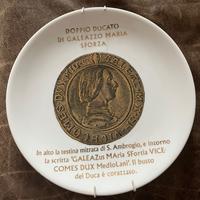 Piatto By Piero FORNASETTI Moneta Anno 1974