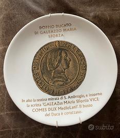 Piatto By Piero FORNASETTI Moneta Anno 1974