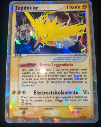 Zapdos ex Cracked Ice Shattered Holo (FL 116/112)