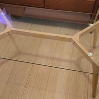 Tavolino da salotto Scandinavo in Vetro