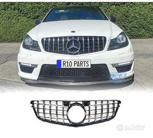 GRIGLIA MERCEDES W204 07-14 LOOK AMG GT NERO CROMA