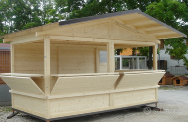 Chiosco  legno professionale per mercatini, sagre