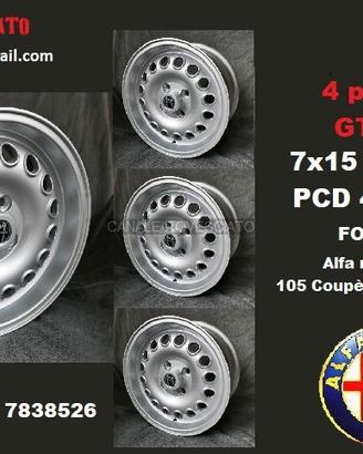 Cerchi GTA 7x15 pcd 4x108 et29 alfa romeo