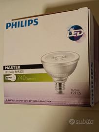 Dieci lampade a led  spot Philips Par 30