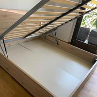 Letto matrimoniale contenitore