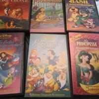 videocassette cartoni animati originali Disney 