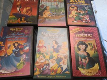 videocassette cartoni animati originali Disney 