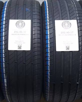4 GOMME 205 45 17 MICHELIN A70987