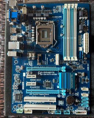 Scheda Madre  Gigabyte H77 - DS3H - socket 1155