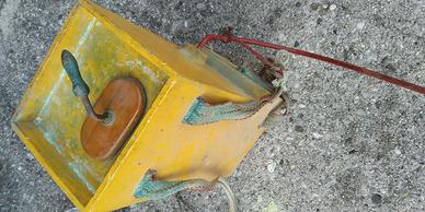 POMPA SOLFORATRICE IN LEGNO