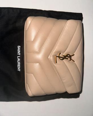 Borsa beige lou lou saint laurent