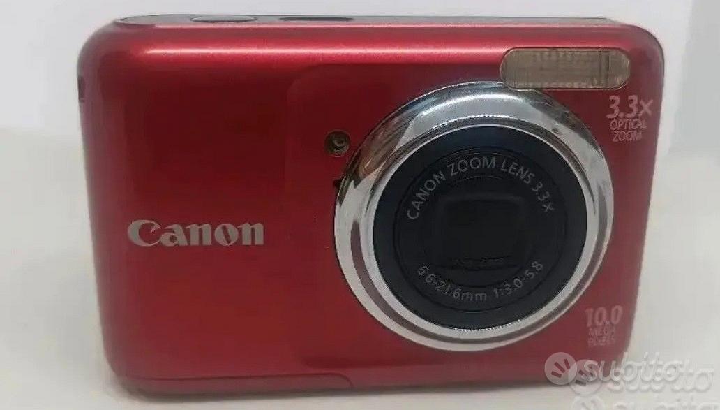 Canon Powershot A800 red fotocamera digitale - Fotografia In