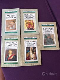 Storia della Letteratura Italiana 5 libri