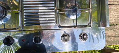 piano cottura acciaio inox Foster 