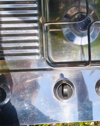 piano cottura acciaio inox Foster 