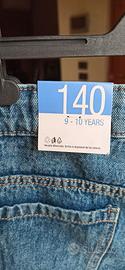 Jeans cargo girl tg. 140 9-10 anni nuovi