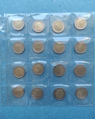 Lotto di 16 monete da collezione