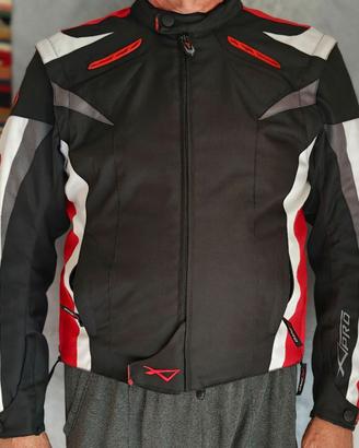 Giacca Moto In Tessuto A-Pro