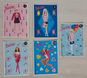 Barbie 5 sticker cards vintage anno 1999