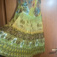 gonna verde in cotone💚