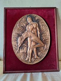 quadro con immagine in rilievo