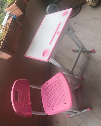 scrivania e sedia bimba