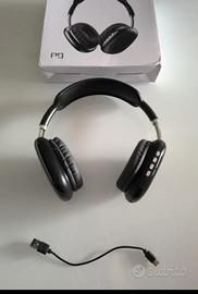 cuffie P9 wireless musica e chiamate smartphone