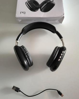 cuffie P9 wireless musica e chiamate smartphone