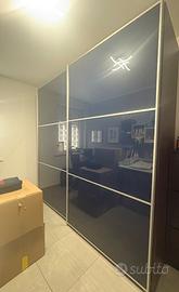 Armadio scorrevole a specchio 275cm x 255cm