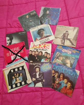 11 dischi /45 giri da collezione anni 70/80/90