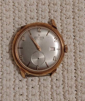 Orologio meccanico da polso Hever anni '60