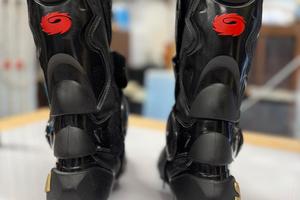 stivali Sidi in pelle nera n.42