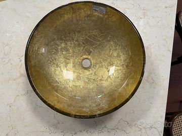 Lavabo vetro oro