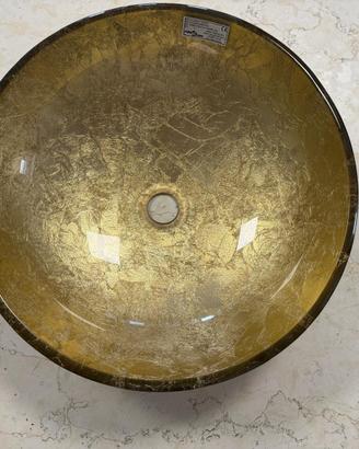 Lavabo vetro oro