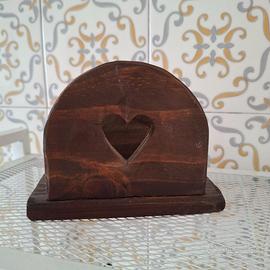 Portatovaglioli in legno fai da te