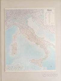 Carta geografica italiana