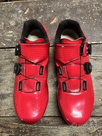 Scarpe da ciclismo su strada Speed Rosse n.42