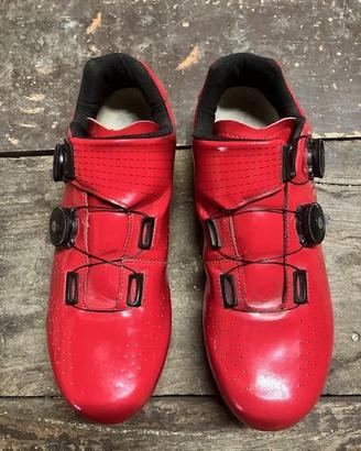 Scarpe da ciclismo su strada Speed Rosse n.42