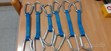 Set ganci e fettucce arrampicata sportiva