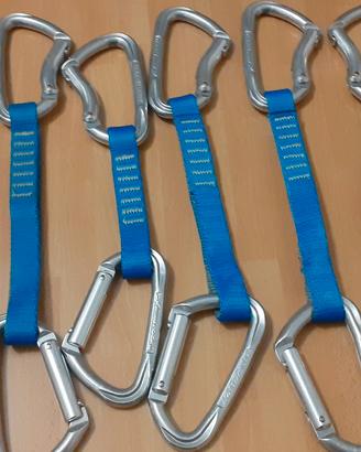 Set ganci e fettucce arrampicata sportiva