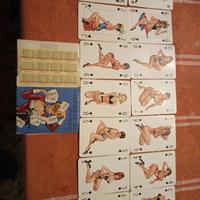 vecchie carte da gioco calendario 