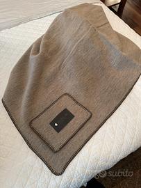 Coperta plaid nocciola