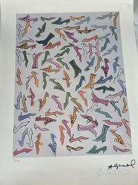 Andy Warhol litografia certificata  Leo castelli 