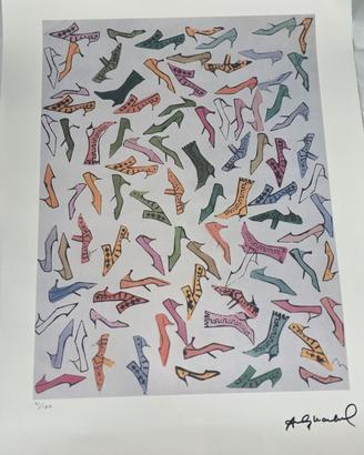 Andy Warhol litografia certificata  Leo castelli 