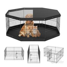 Box per Cani Recinto per Gioco per Cuccioli Gatti
